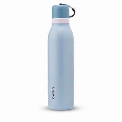 Owala 24oz FreeSip® Twist Water Bottles Blue | 5934-BKCDI